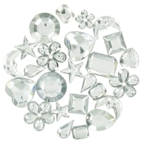 MégaCréa DIY - Strass multi mix cristal 0,8 à 2 cm 208 pièces