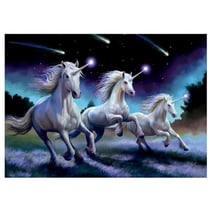 Puzzle licornes dans la nuit etoilee 1000 pieces - anne stokes, fantastique - educa - 19919