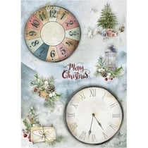 1 feuille de papier de riz 29,7 x 42 cm Itd Collection NOEL 487L