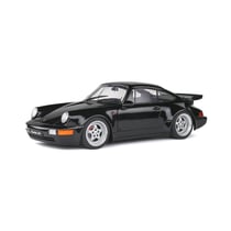 Maquette Porsche 911 964 Turbo 3.6 noire 1993 - Solido