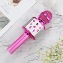 Microphone Sans Fil LED Bluetooth Avec Réduction De Bruit Et Effets Sonores