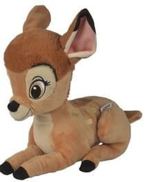 Peluche disney faon brun bambi 34 cm - doudou enfant - nicotoy
