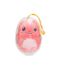 Peluche - Œuf Cosymals de Pâques - Lapin Rose - 12 cm