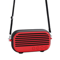 Enceinte Bluetooth Portable 10W Karaoke Avec Micro Et Sangle Haut Parleur Externe Rouge YONIS
