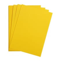 25 feuilles de papier - Jaune soleil - A4 - 270g - Lisse - Dessin, loisirs créatifs - Maya