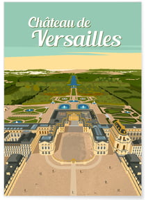Affiche Château de Versailles | A3 : 29,7x42cm