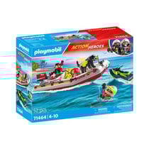 Playmobil Action Heroes 71464 Bateau de pompier et scooter des mers