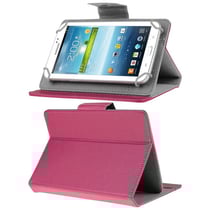 Housse de Protection Support Pliable En Simili Cuir Rose Pour Tablette 7 Pouces YONIS