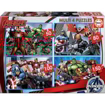 Puzzle - Super héros - Avengers - Marvel - 4 puzzles - Dès 5 ans - Educa