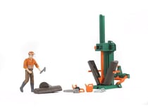 Figurine BRUDER bucheron avec accessoires