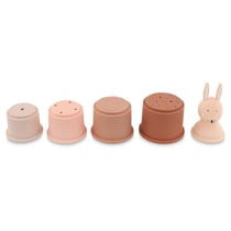 Gobelets empilables 5 pcs – Mrs. Rabbit - TRIXIE BABY - Marron