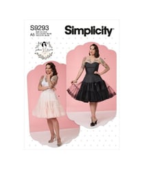 Patron Simplicity 9293 - Jupon et bustier Femme du 34 au 50 (FR) S9293.A5 taille n°FR 42-50