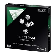 Jeu de yam avec piste de des 26 cm - dujardin serie noire - 51130300305