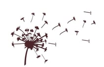 Tampon en bois Fleur de pissenlit