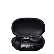 Ecouteurs Bluetooth Sans Fil Avec Compartiment De Charge Numérique Blanc Noir YONIS