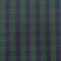 Tissu Tartan Petit Ecossais Marine Rayures Verts