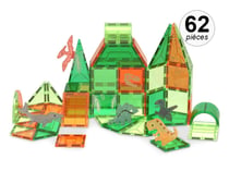 Jeu de construction magnétique - 62 pièces - À partir de 3 ans - Dinosaures - 1001Jouets