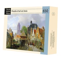 Vue de Oudewater de Koekkoek - Puzzle Michèle Wilson