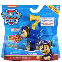 Pat patrouille chase avec son et sac a dos - figurine chien - paw patrol - spin master - 20126393