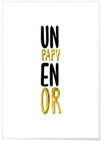 Affiche Papy en Or | A3 : 29,7x42cm