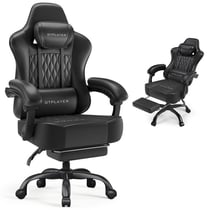Chaise gaming ergonomique - GTPLAYER - tissu noir