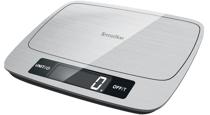 MY COOK 15 INOX - TERRAILLON - Balance de cuisine électronique - Inox - Capacité 15Kg - Plateau Large