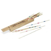 Jeu de mikado en bois 25 cm avec plumier - jeu de societe
