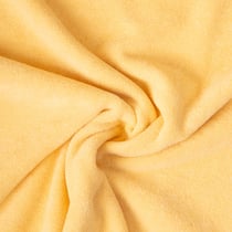 Tissu Jersey Velours Eponge Lua uni Jaune