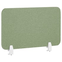 Séparateur Cloison Acoustique de Bureau et Table Vert en Polyester et Matière Synthétique 72 x 40 cm Idéal pour le Open Space