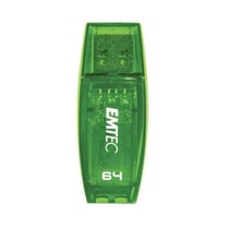Clé USB Emtec C410 - plastique - 1-14342019 - Vert - 64 Go