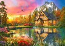 Puzzle 1000 pièces - The Mountain Cabin - Bluebird Puzzle