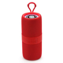 Enceinte Bluetooth Portable Sans Fil 3D Stéréo Subwoofer Avec LED Et FM Rouge YONIS