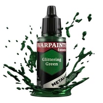 Peinture métallique pour miniatures - THE ARMY PAINTER - Vert scintillant - Warpaints Fanatic Métallique - Flacon 18 ml