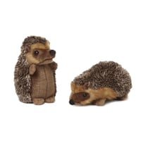 Peluche hérisson assis - 18 cm