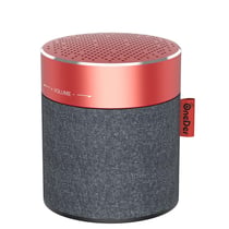 Enceinte Bluetooth Mini Sans Fil Autonome Avec Support Mains-Libres TF FM AUX Rouge YONIS