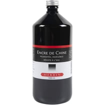 Encre de Chine - Noir - Calligraphie - Flacon de 1L - Herbin