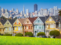 Puzzle 3000 pièces - San Francisco, Painted Ladies - Bluebird Puzzle