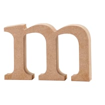 Lettre, m, H : 8 cm, ép. 2 cm, 1 pièce