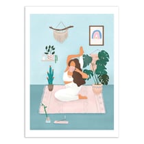 Affiche 30x40 cm - Yoga Time - Petra Lizde