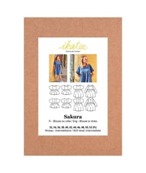 Patron blouse et robe femme SAKURA pochette taille n°FR 32-52