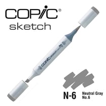 Copic - Marqueur à l'alcool Copic Sketch N6 Neutral Gray No.6