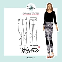 Patron Craftine Legging Menthe - Format Papier