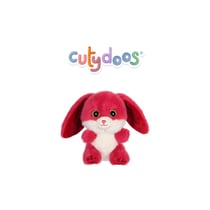 Peluche - Peluche Lapin RUBY > rose framboise – 13 cm