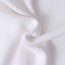 Tissu Nid d'abeille envers Eponge Beelyne Blanc