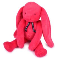 Peluche Lapin Méloé fuchsia peps 37 cm