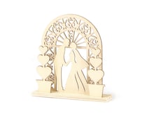 Décor Arche mariage à monter 19 cm