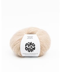 Pelote de Laine et Mohair PINGO MODOUX - Douceur et Style Réunis - Pingouin Taupe Marron