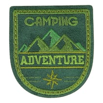 Ecusson thermocollant sport classique vert 5cm x 4,5cm