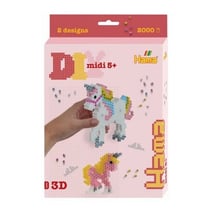 Boîte de Perles Midi Petite Licorne - Création Artistique Amusante