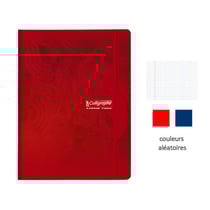 Cahier - 24x32(cm) - Petits carreaux - 192 pages - couverture en carton - sans spirale - Clairefontaine - Calligraphe